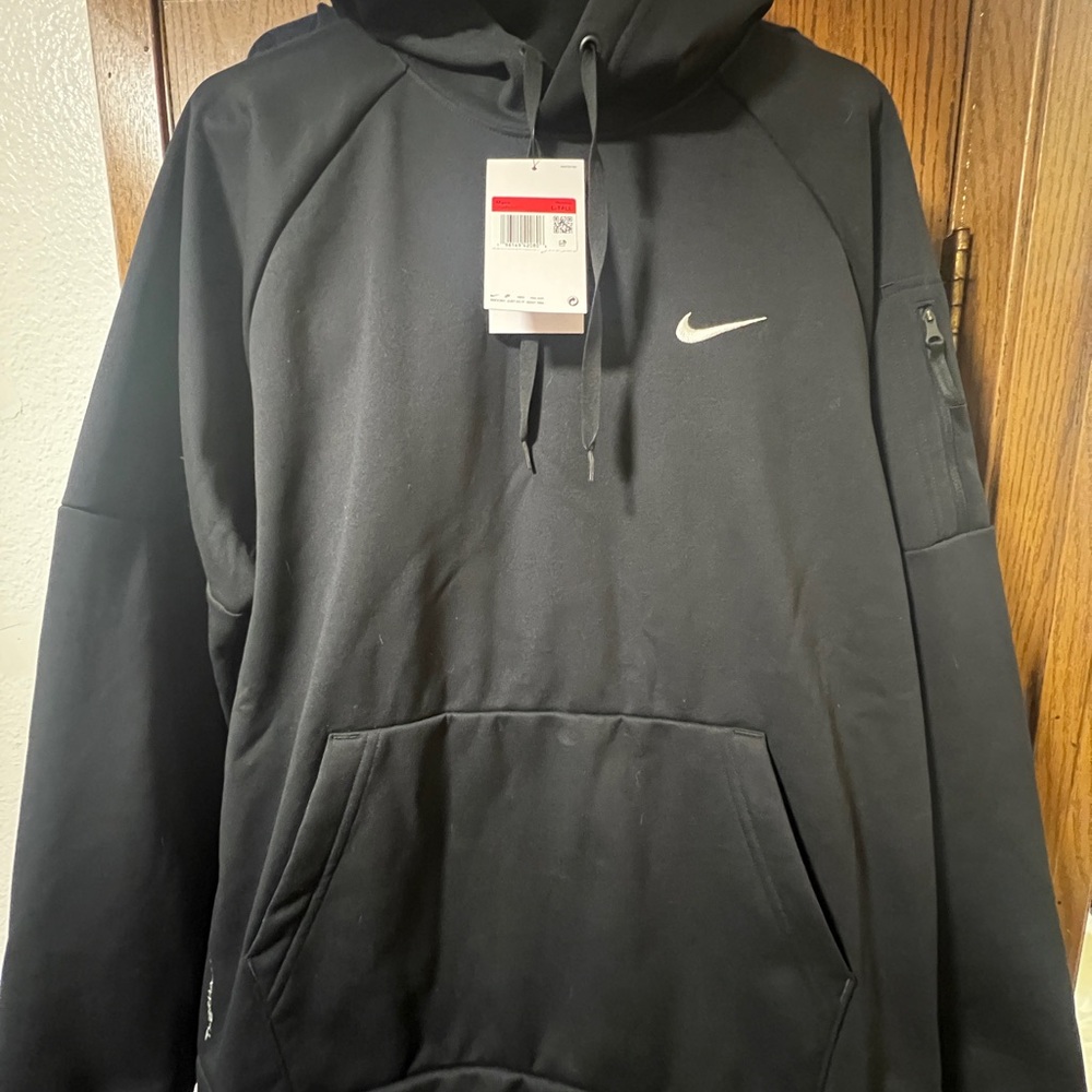Nike Black Pullover with White Swoosh
